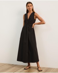 Atmos&Here - Ida Cotton Poplin Midi Dress