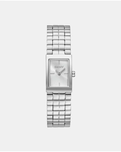 DKNY - Signature Shape Silver 17x25.5mm Silver Dial Womens Watch