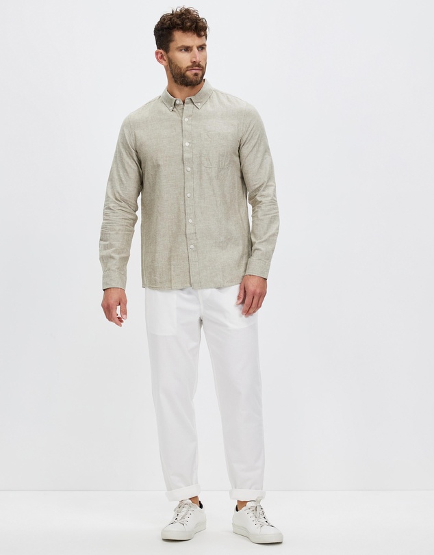 Staple Superior - Hamilton Linen Blend LS Shirt