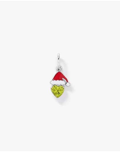 Michael Hill - Christmas Pendant with Peridot and Enamel in Sterling Silver