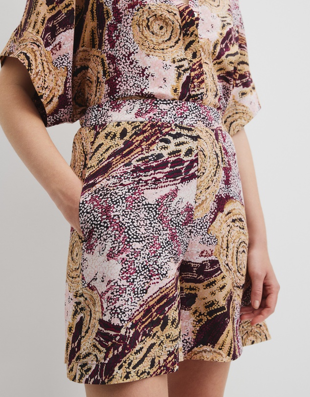 Country Road - Country Road X Ngali Silk Print Short