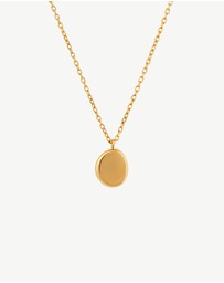 Zahar - Engravable Pebble Pendant Necklace