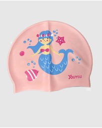 Tolu Australia - Girls Swimming Cap With Mermaid and Star