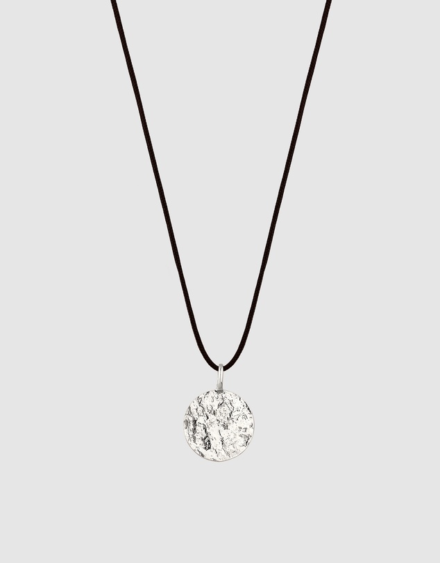 Kuzzoi - ICONIC EXCLUSIVE - Nylon Necklace with Silver Tag Pendant