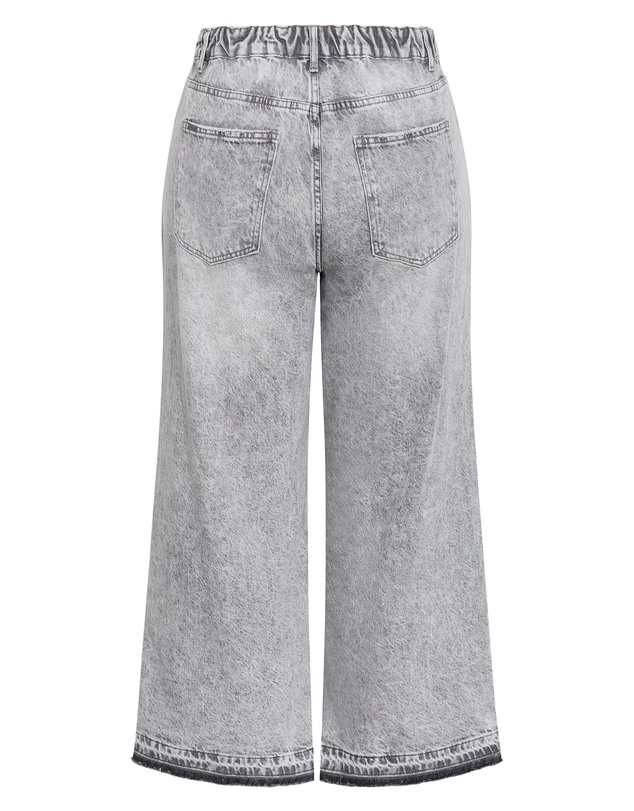 City Chic - Harley Fit Wide Leg Crop Jean