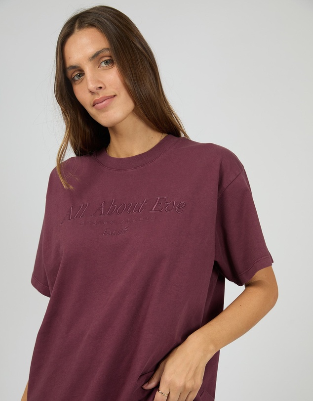 All About Eve - Aae Timeless Tee Wine