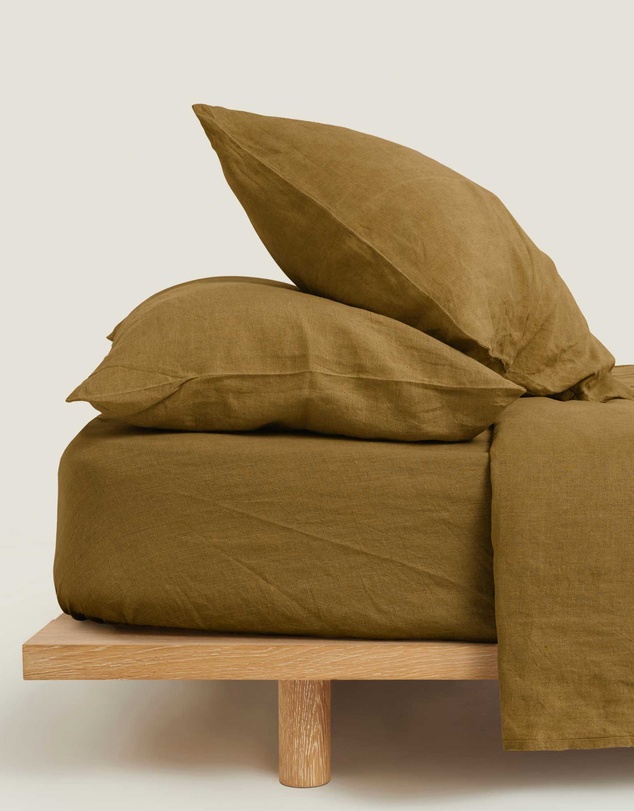 Carlotta + Gee - 100% Linen Fitted Sheet
