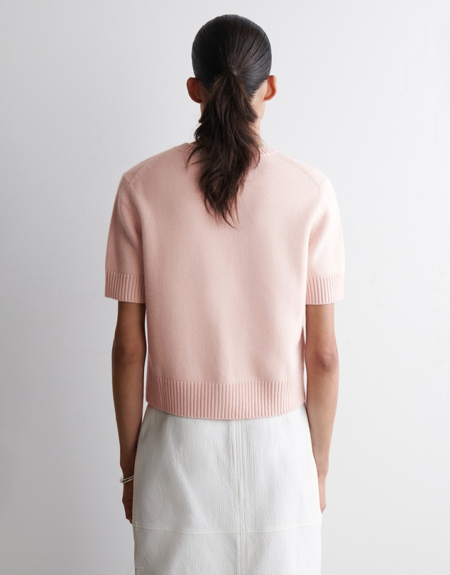 COS - Merino Wool Short-Sleeved Cardigan
