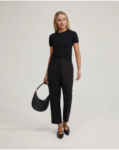 Oxford - Olivia Crop Knit Top