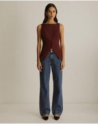 Atmos&Here - Lottee Scoop Neck Vest
