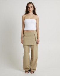 Alice In The Eve - Sloane Tailored Mid-Rise Pant