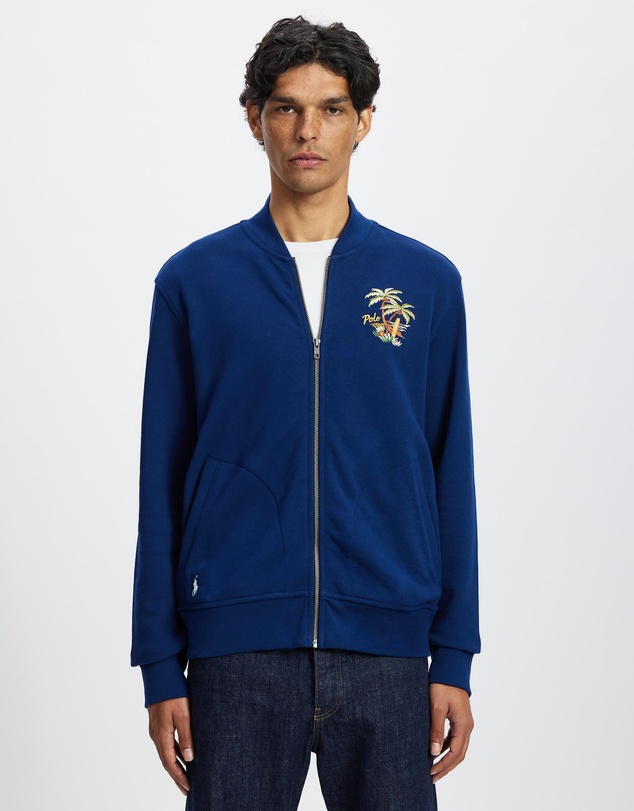 Polo Ralph Lauren - Embroidered Loopback Fleece Jacket - ICONIC EXCLUSIVE