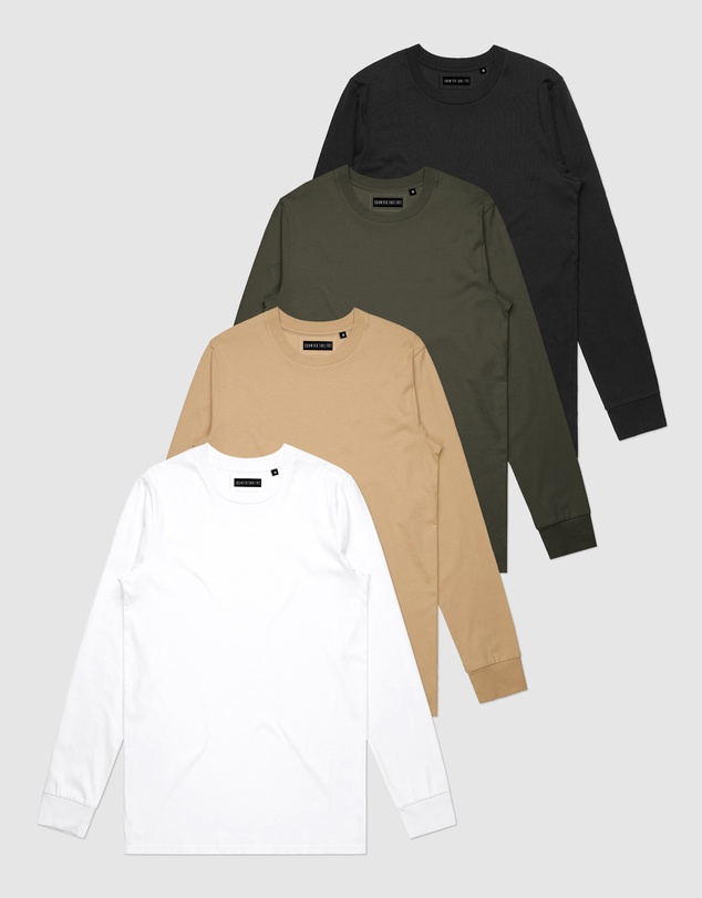 Counter Culture - 4-Pack Absent Long Sleeve Tee