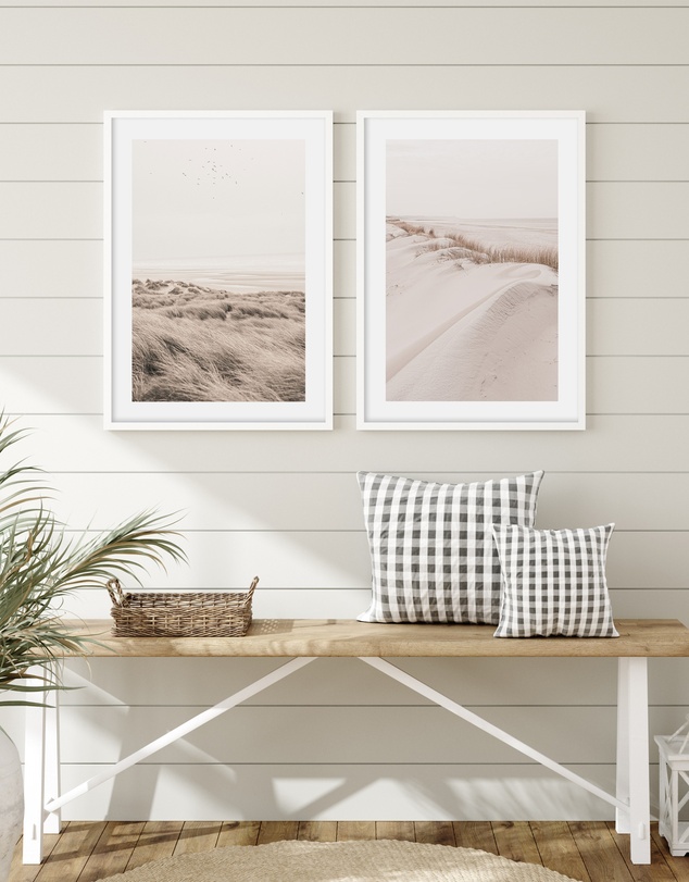 Olive et Oriel - Golden Dunes II Art Print