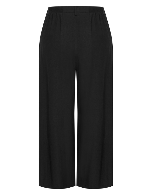 City Chic - Plus size Evani Wide Leg Pant - black