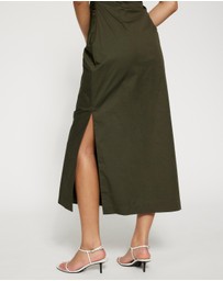 Lover - Tianah Tuck Detail Midi Dress