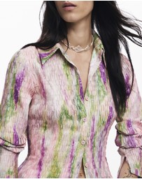 Desigual - Watercolor gradient blouse