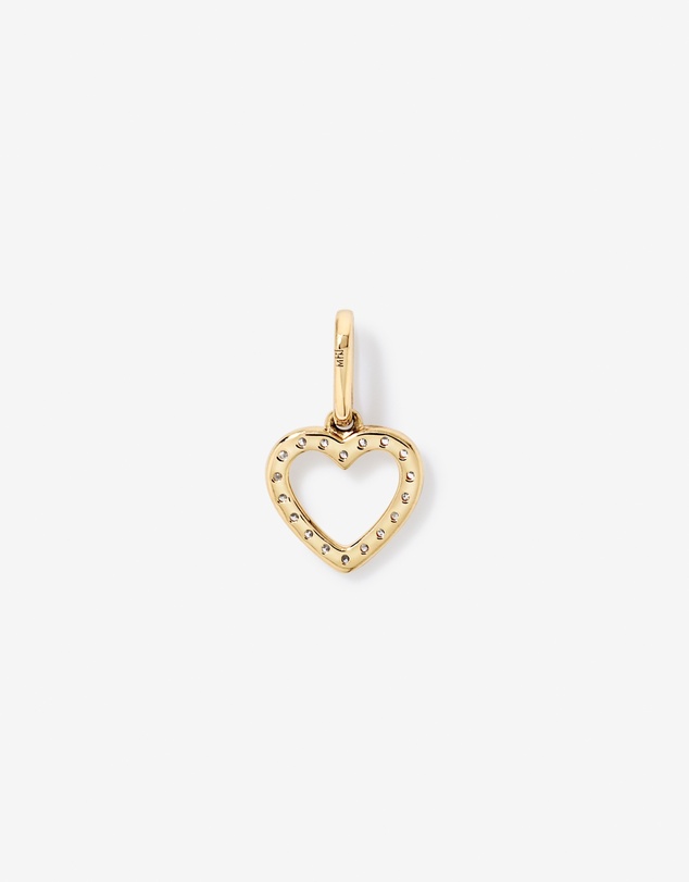 Michael Hill - 0.10TW Diamond Heart Pendant in 10kt Gold
