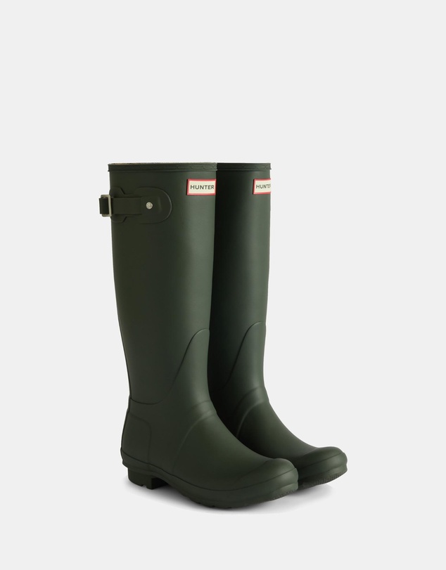 Hunter - Original Tall Tartan Lining Boots - Women's