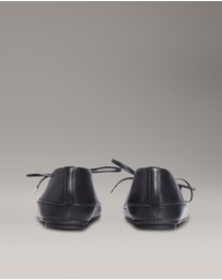 Calvin Klein - Leather Mary Jane Ballerinas
