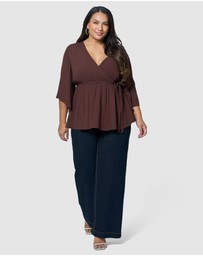 Something 4 Olivia - Salma Wrap Blouse