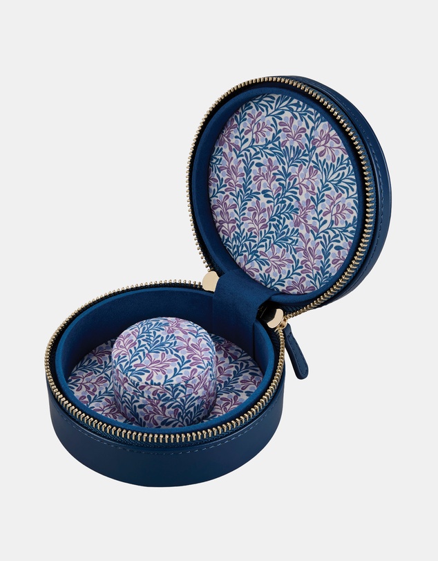 Wolf - WOLF Sophia Round Zip Case Indigo Fruit Botanical