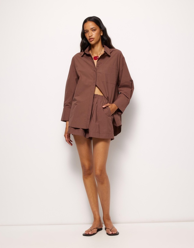 AERE - Della Cotton Oversized Shirt