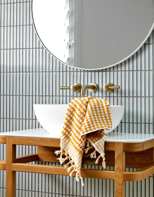 Miss April - Pompom Hand Towel