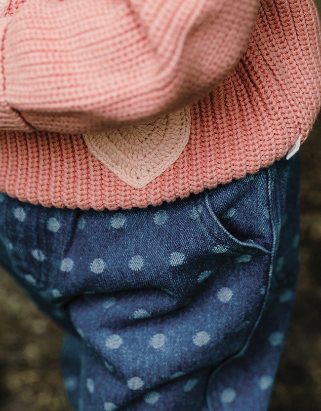 Kynd Baby - Denim Pant in Denim Dot