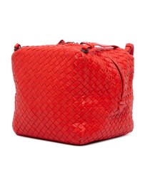 Pre-Loved by Azura Reborn - Pre-Loved bottega veneta Handmade Knitted Leather Bucket Bag with Drawstring Closure and Additional Pouch