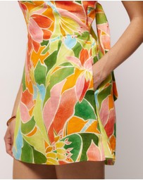 AERE - Emina Linen Strapless Mini Dress