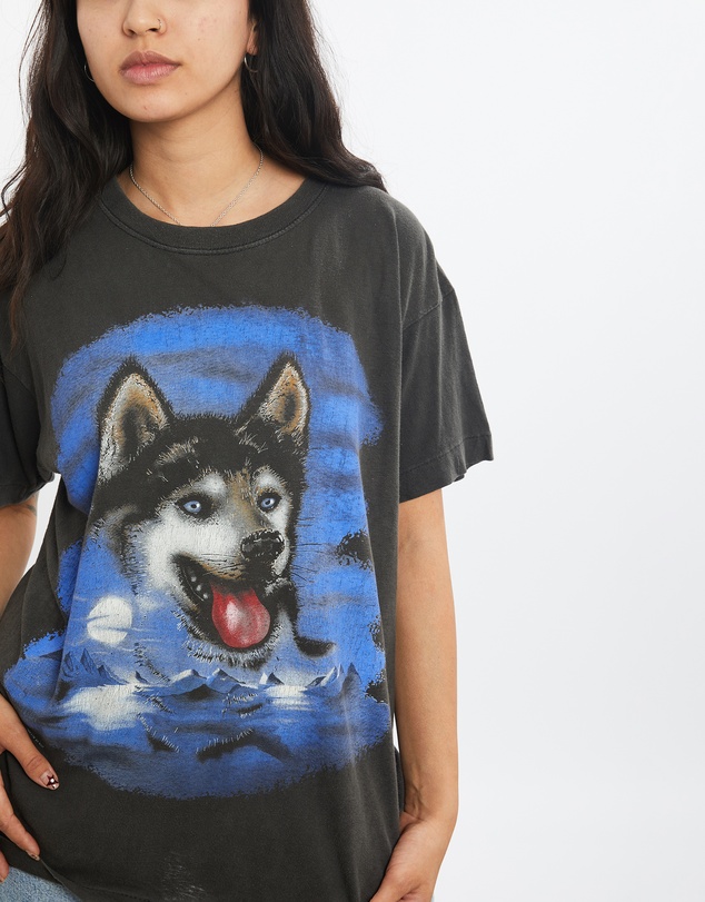 Vintage by The Real Deal - Pre Loved - Vintage 80s Husky Wildlife Tee