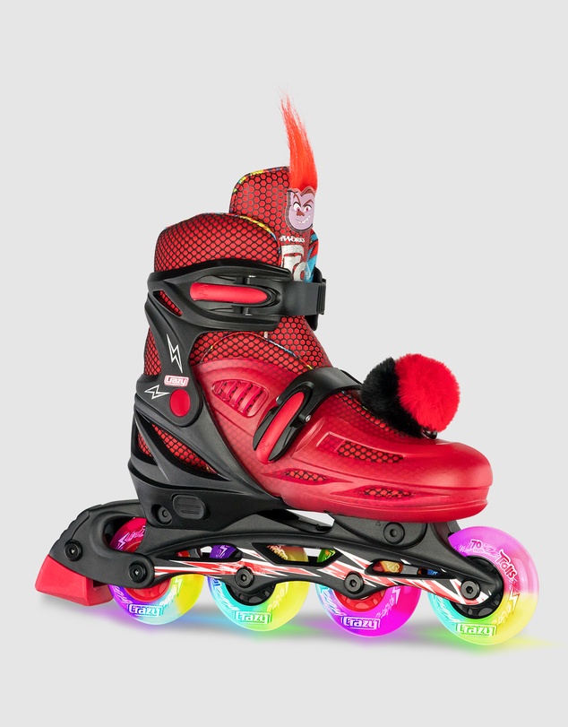Crazy Skates - Trolls Size Adjustable Inline Skates