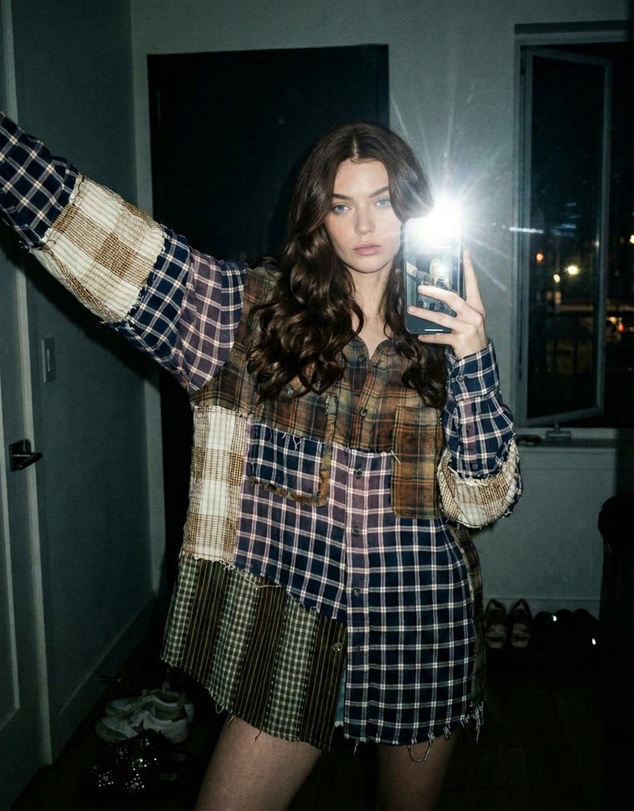 THE TALES - The Tales Reworked And Destroyed Check Shirt