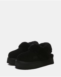 EVERAU - Australian Shepherd Ugg Musa Platform Cow Suede Upper House Shoes