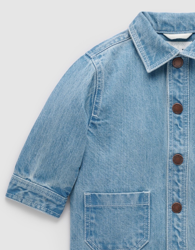 Purebaby - Denim Workers Jacket-Kids-Babies