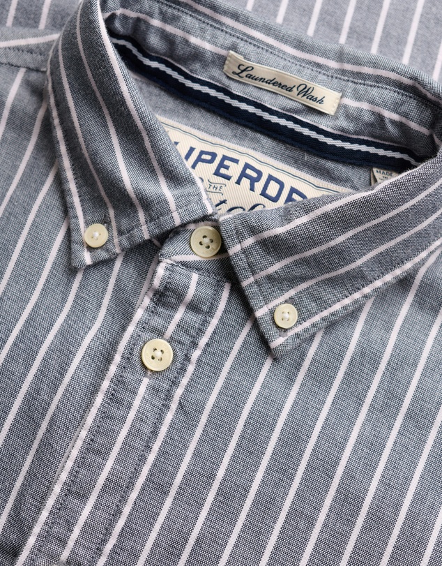 Superdry - Slim Oxford Button Down Long Sleeve Shirt