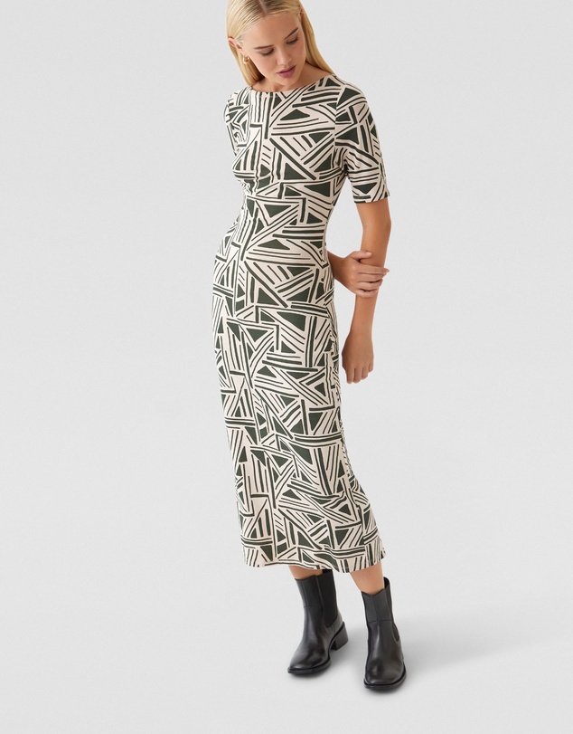 Oxford - Leonie Printed Jersey Dress