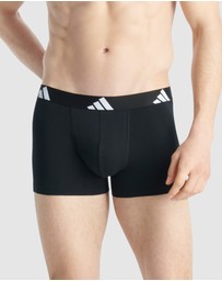 adidas Sportswear - 3 Pack Active Flex Cotton Trunk Underwear