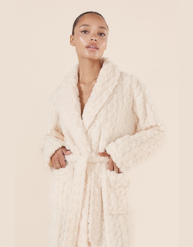 Gingerlilly - Gabriella Plush Long Robe
