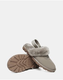 EVERAU - Australian Shepherd Ugg Waffle Plus Cow Suede Upper House Shoes