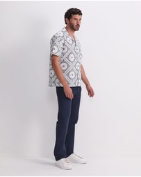 Sportscraft - Bandana Short Sleeve Resort Shirt