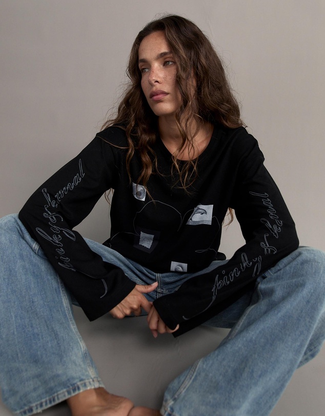 Pinky & Kamal - Field Notes Long Sleeve Top