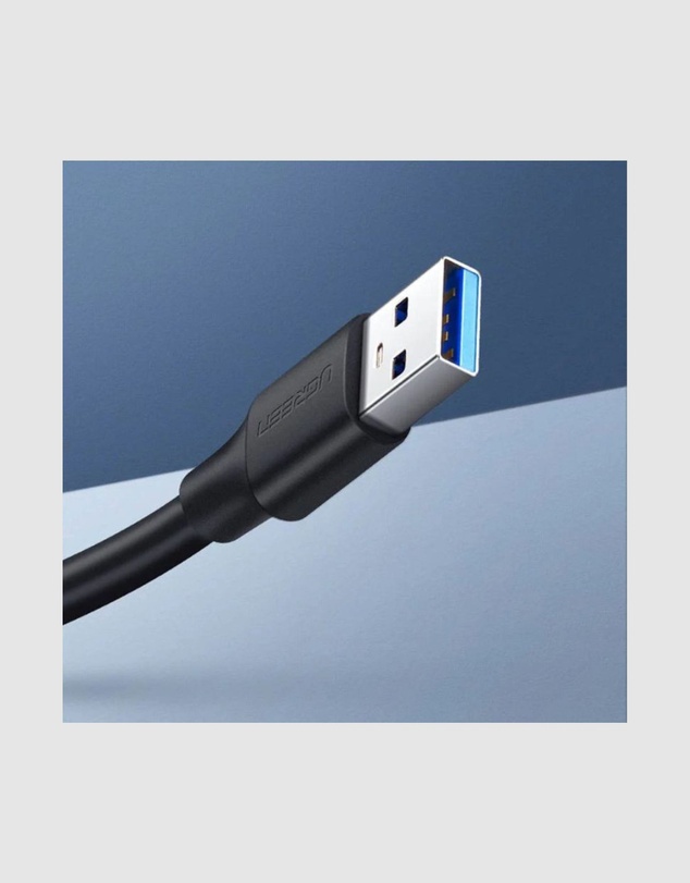 Ugreen - UGreen USB 3.0 A Male to Female Extension Cable 0.5M Black 5Gb s Data Transfer