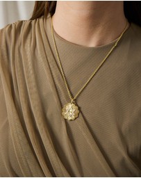 Zahar - Star of David Disc Necklace