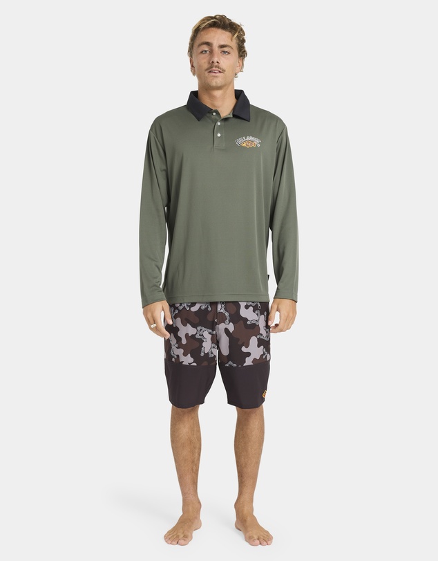 Billabong - Mens Otis Mangrove Long Sleeve Rashvest