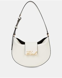 Karl Lagerfeld - K/Signature Halfmoon Shoulder Bag