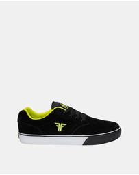 Fallen Footwear - Fallen Footwear Impact Foam The Goat Suede Men Shoes Black/Lime
