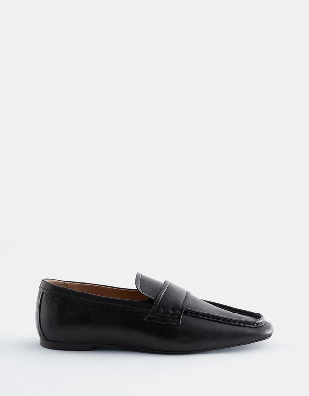 & Other Stories - Square-Toe Leather Loafers