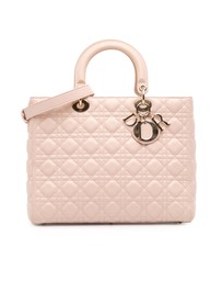 Pre-Loved by Azura Reborn - Pre-Loved Large Lambskin Cannage Lady Dior